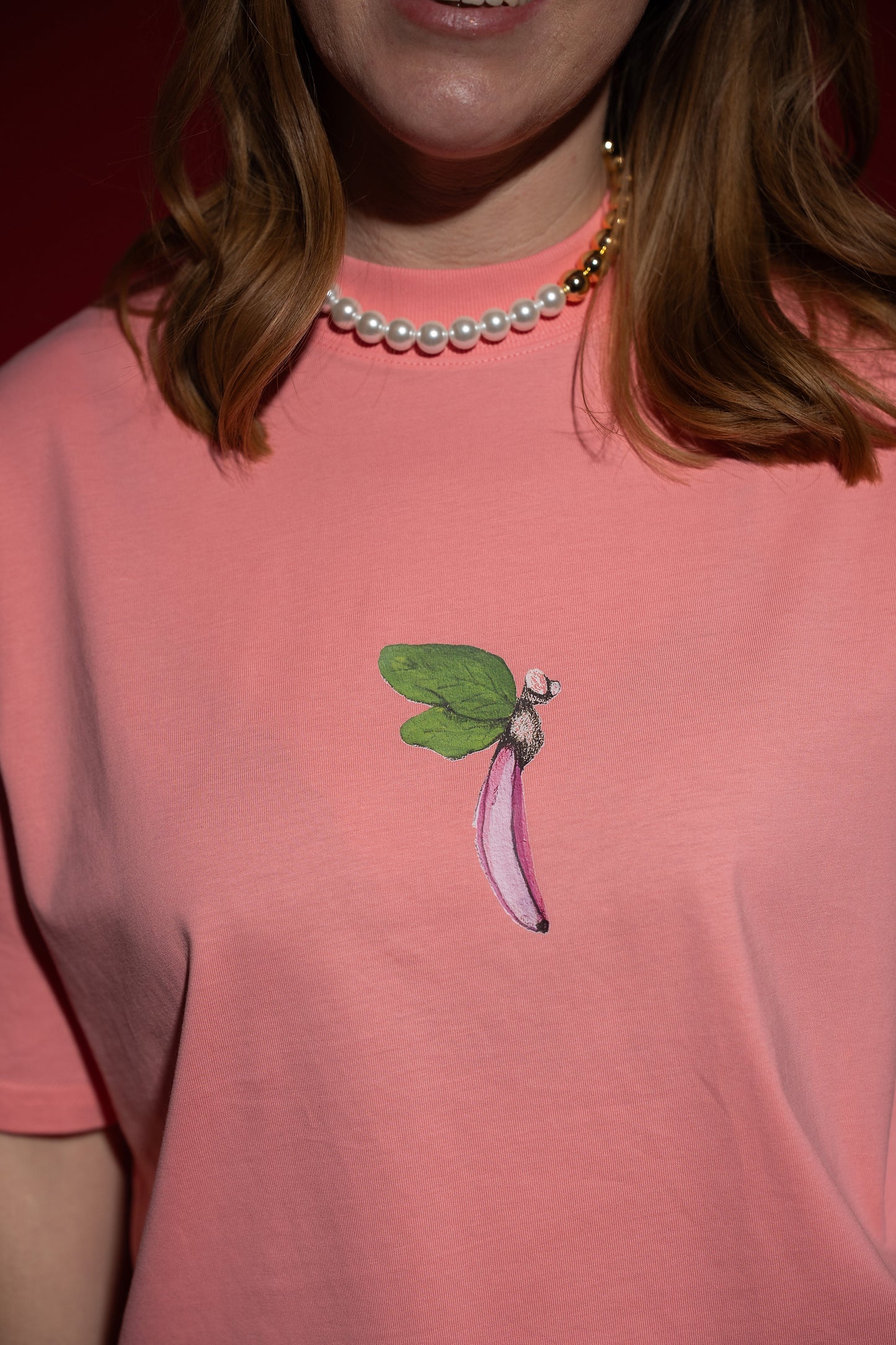 T shirt unisex- heavy oversize pink