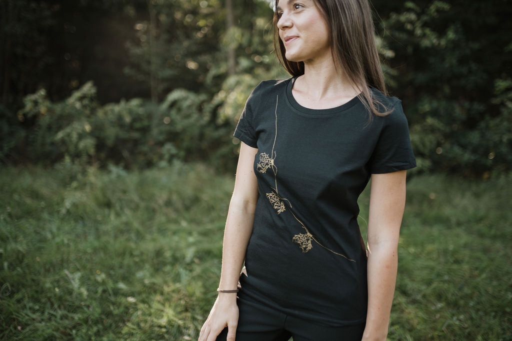 Golden fireflies women's tee