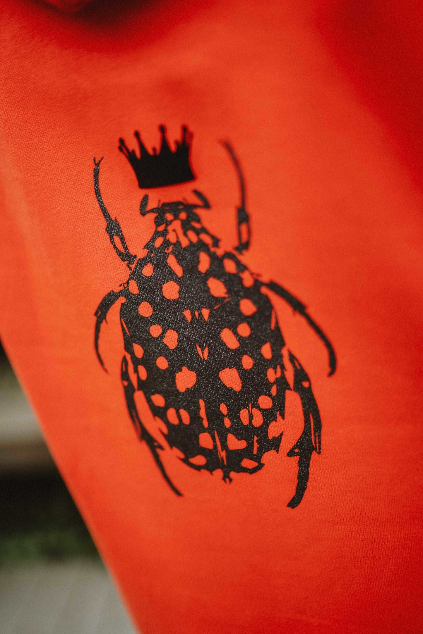 Hoodie dress with a Bug on the back