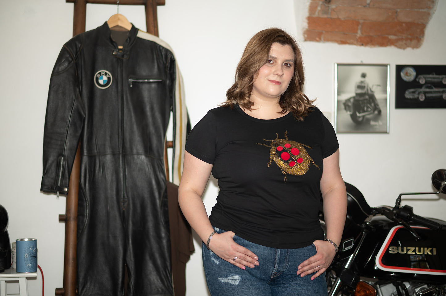 PIKAPOLONICA T-shirt črna