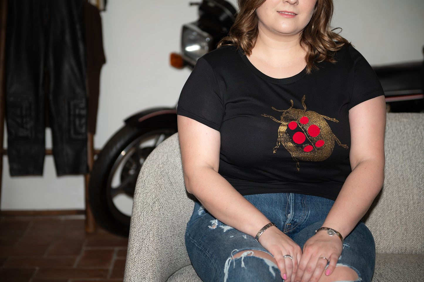 PIKAPOLONICA T-shirt črna