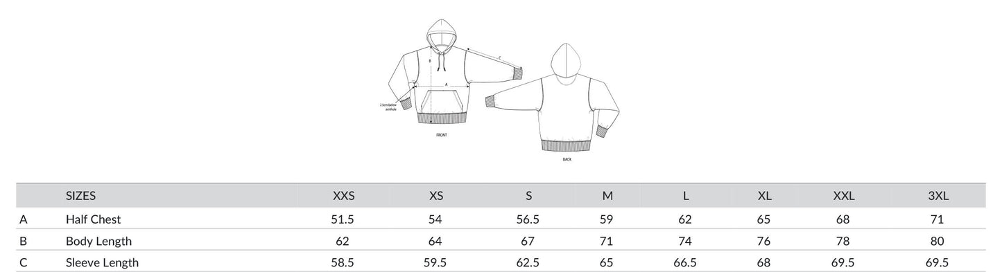 Hoodie v modri barvi
