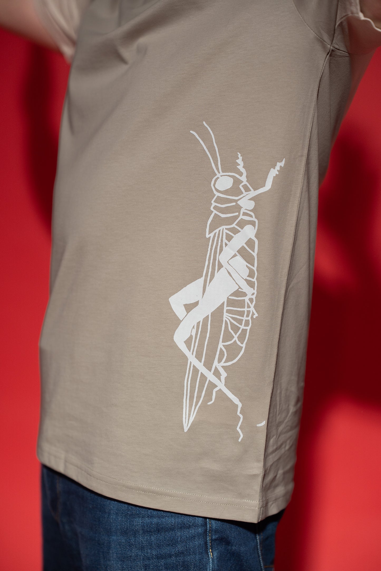 T shirt unisex bela kobilica