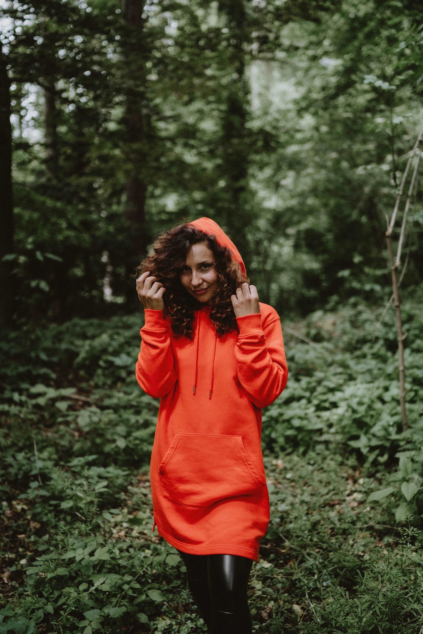 Hoodie dress with a Bug on the back
