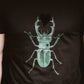 T-shirt with scarab and plush heart
