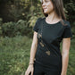 Golden fireflies women's tee
