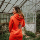 Hoodie dress with a Bug on the back