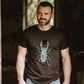 T-shirt with scarab and plush heart