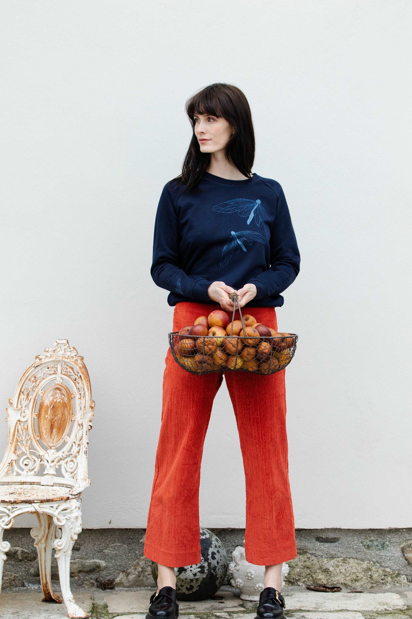 Glittering butterfly sweater