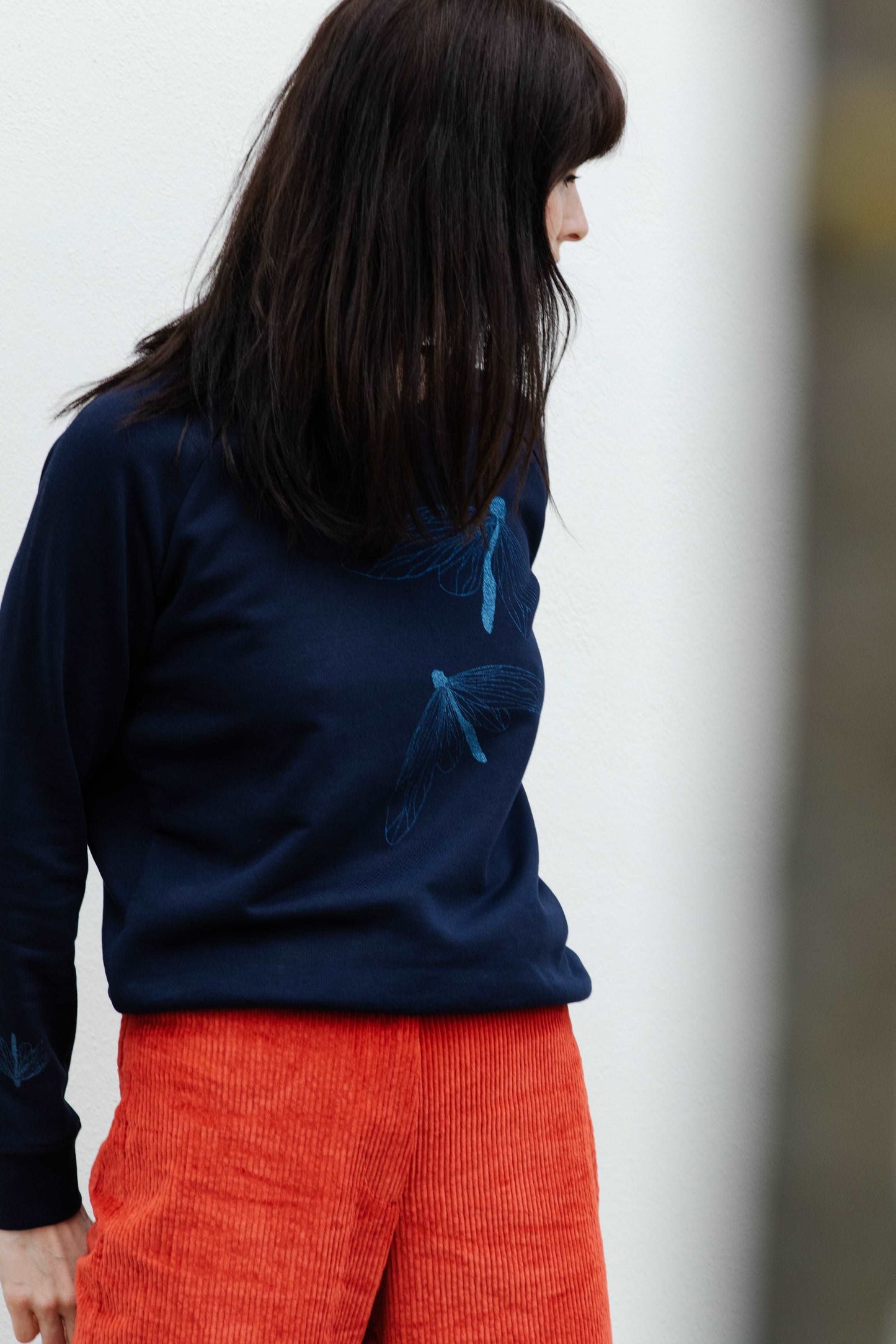 Glittering butterfly sweater