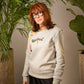 Sweater with 3D dragonflies
