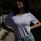 White T shirt and small 3D bugs