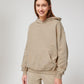 Oversized hoodie with a frame in the back