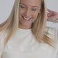 Cropped sweatshirt wave terry with a small bugs 