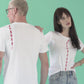 Red ants on a woman tee