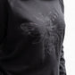 The women's cropped hoodie with a glitter Bee on the front