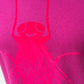 Women's oversize sweater with side cut, 300 g organic cotton - longer on the back