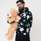 BUGS&ROSES HOODIE  with small white bugs