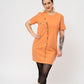 Women t shirt dress with oat and bees