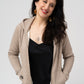  ZIP-THRU HOODIE SWEATSHIRT with black Ladybugs print