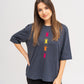 T-Shirt with slightly longer sleeves, straight cut/organic cotton