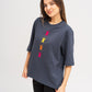 T-Shirt with slightly longer sleeves, straight cut/organic cotton