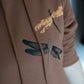 Hoodie obleka v cimet barvi