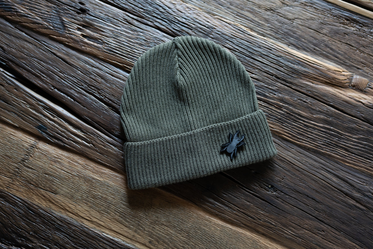 Fisherman beanie with or without scarab