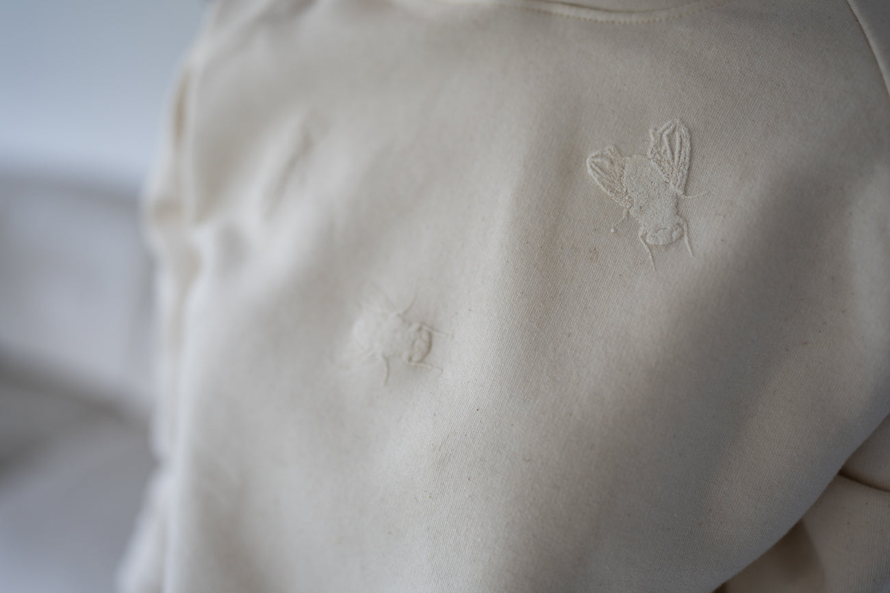 Hoodie kratek bel "nature raw"