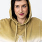 Hoodie ombre olivna barva