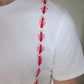 Red ants march over the shoulder unisex tee