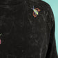 Black splatter sweater with a small bugs
