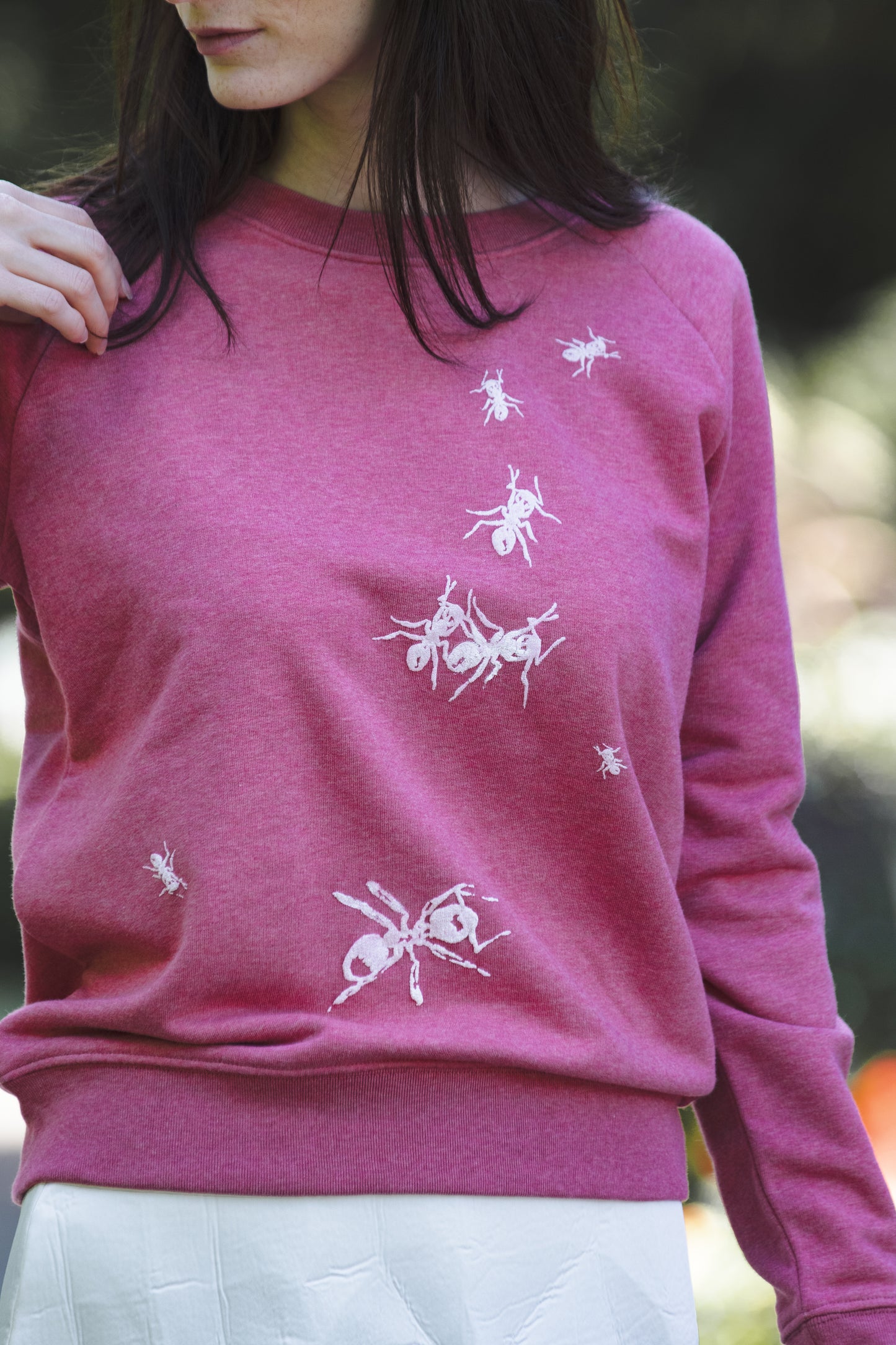 Sweater with white Ants - SAMPLE -30%