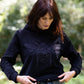 The women's cropped hoodie with a glitter Bee on the front