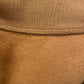 Pulover v barvi karamele s potiskom spredaj in zadaj (organski bombaž)
