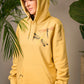 Hoodie v barvi jojobe z ročnim potiskom 3D kačjih pastirjev - Unisex
