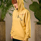 Hoodie v barvi jojobe z ročnim potiskom 3D kačjih pastirjev - Unisex