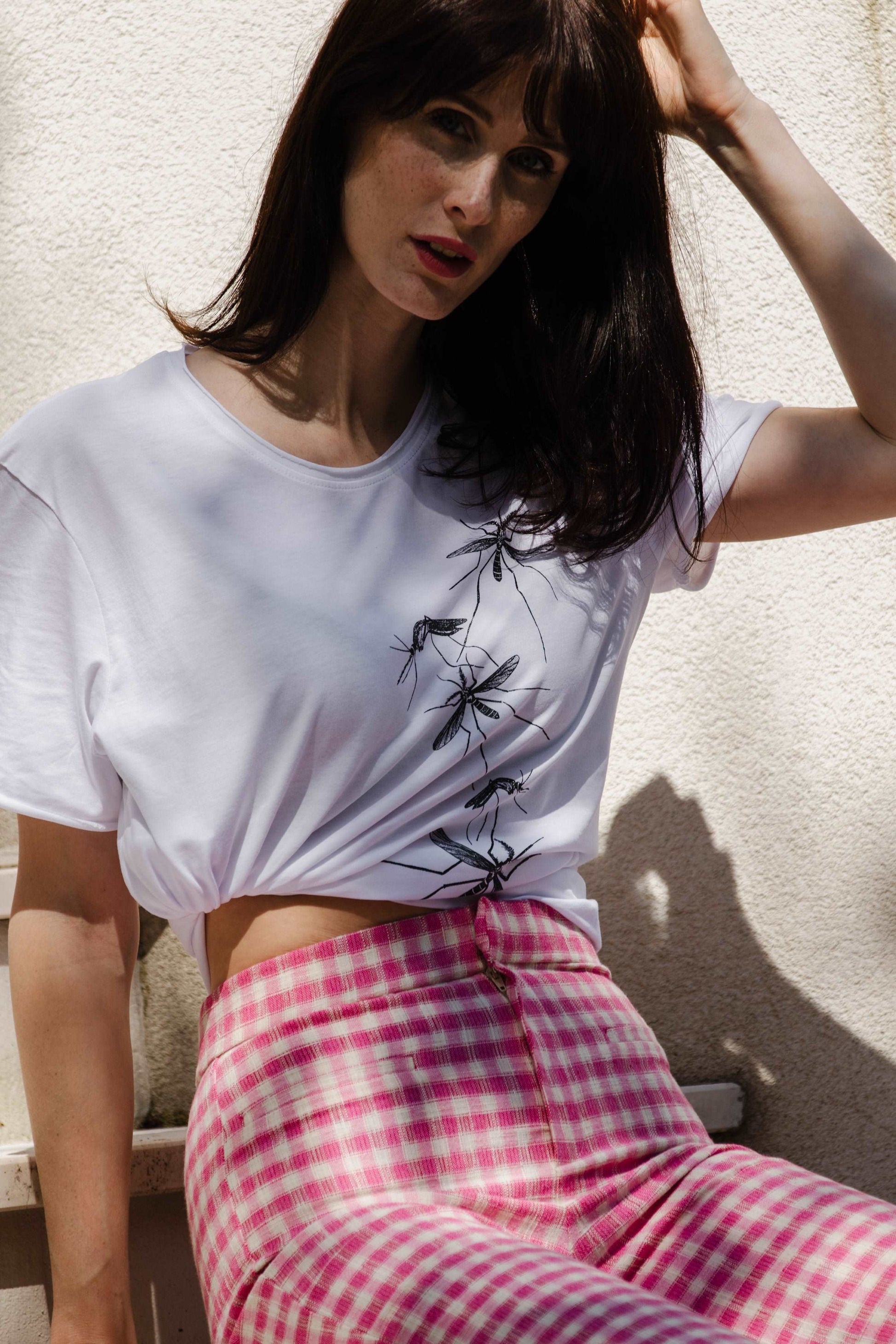 Družina komarjev - ženski ali unisex model - 120 g bombaž