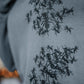 Ženski pulover in mravlje, med njimi tri črno bleščeče - 300 g organski bombaž
